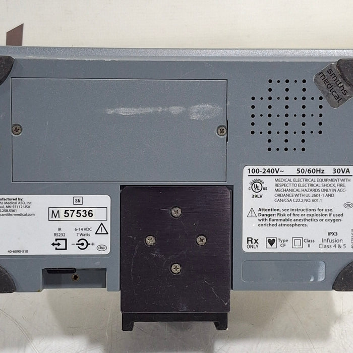 Smiths Medical Medfusion 3500 Version 5 Syringe Infusion Pump