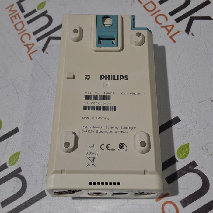 Philips M3001A-A01C06 Fast SpO2, NIBP, ECG, Temp, IBP MMS Module