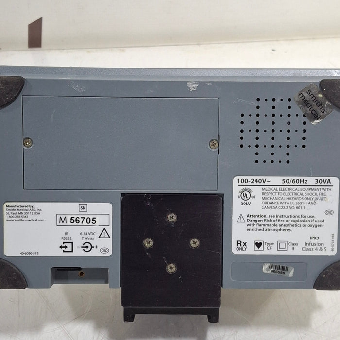 Smiths Medical Medfusion 3500 Version 5 Syringe Infusion Pump