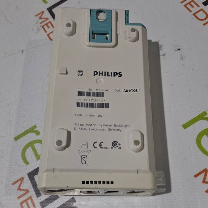 Philips M3001A-A01C06 Fast SpO2, NIBP, ECG, Temp, IBP MMS Module