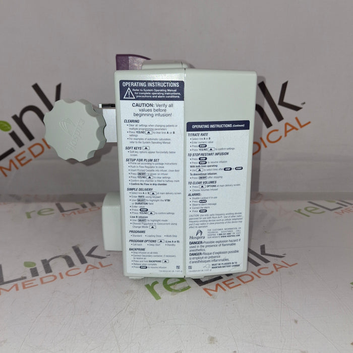 Hospira Plum A+ Infusion Pump