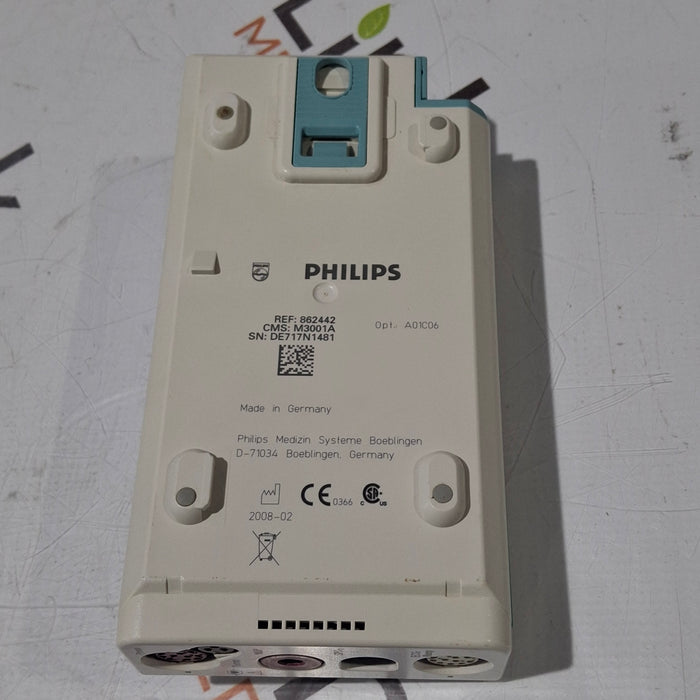 Philips M3001A-A01C06 Fast SpO2, NIBP, ECG, Temp, IBP MMS Module
