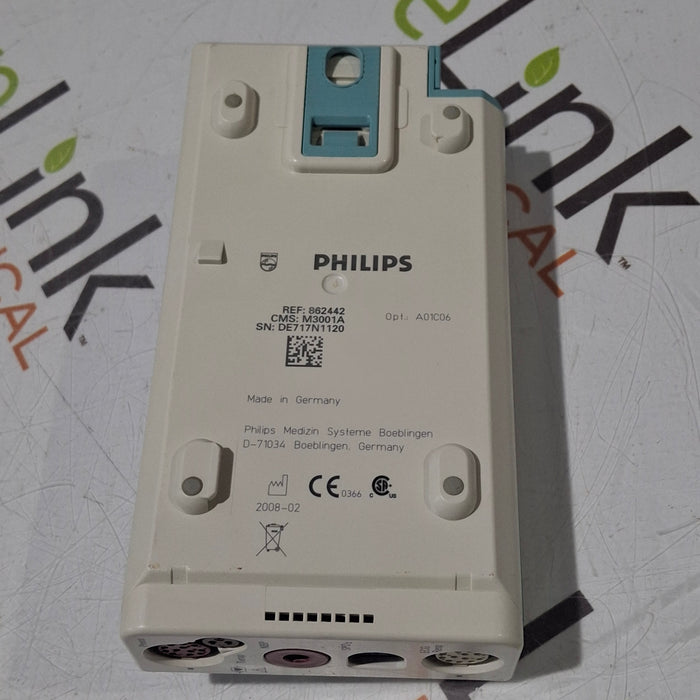 Philips M3001A-A01C06 Fast SpO2, NIBP, ECG, Temp, IBP MMS Module