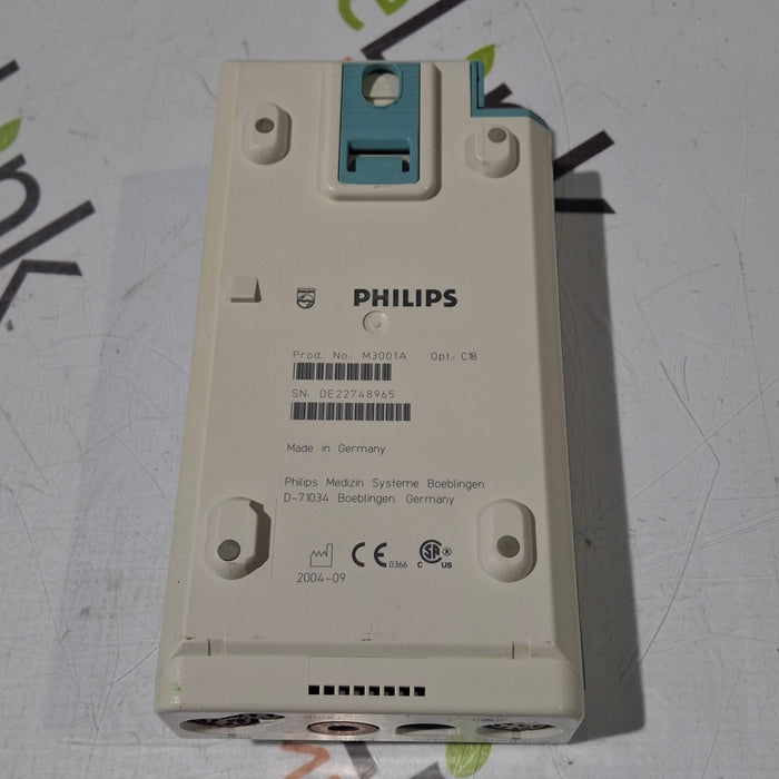 Philips M3001A-C18 Fast SpO2, NIBP, 12 lead ECG, Temp, IBP MMS Module
