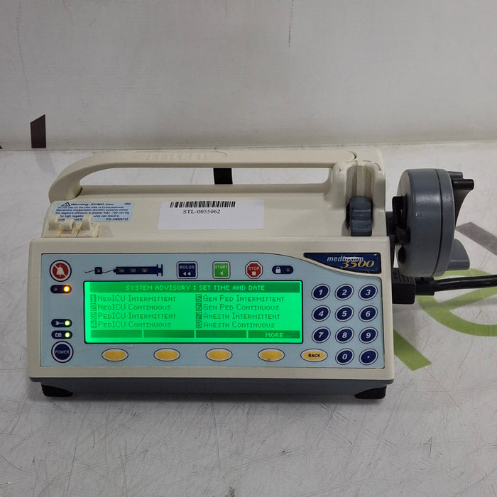 Smiths Medical Medfusion 3500 Version 5 Syringe Infusion Pump