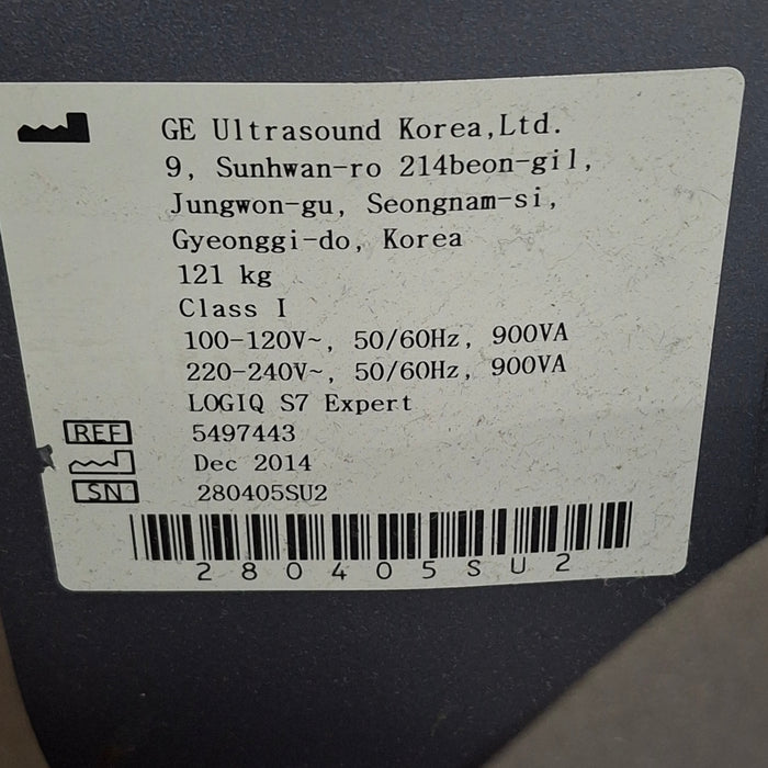 GE Healthcare Logiq S7 Expert Ultrasound