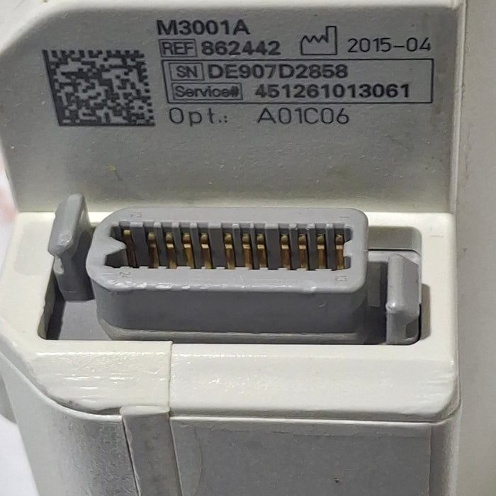 Philips M3001A-A01C06 Fast SpO2, NIBP, ECG, Temp, IBP MMS Module