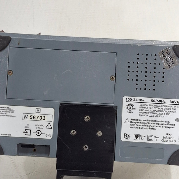 Smiths Medical Medfusion 3500 Version 5 Syringe Infusion Pump