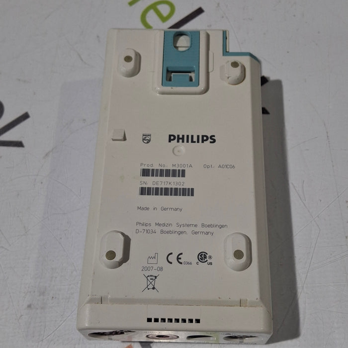 Philips M3001A-A01C06 Fast SpO2, NIBP, ECG, Temp, IBP MMS Module