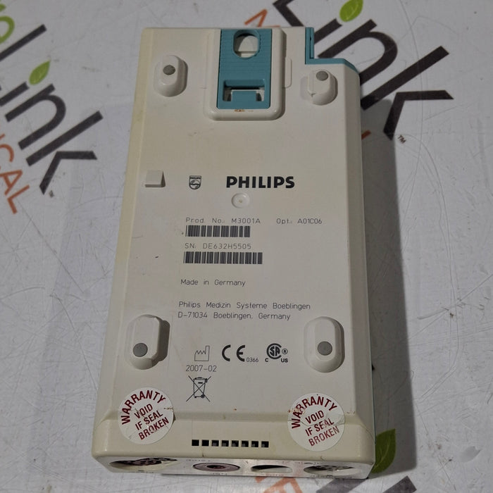 Philips M3001A-A01C06 Fast SpO2, NIBP, ECG, Temp, IBP MMS Module