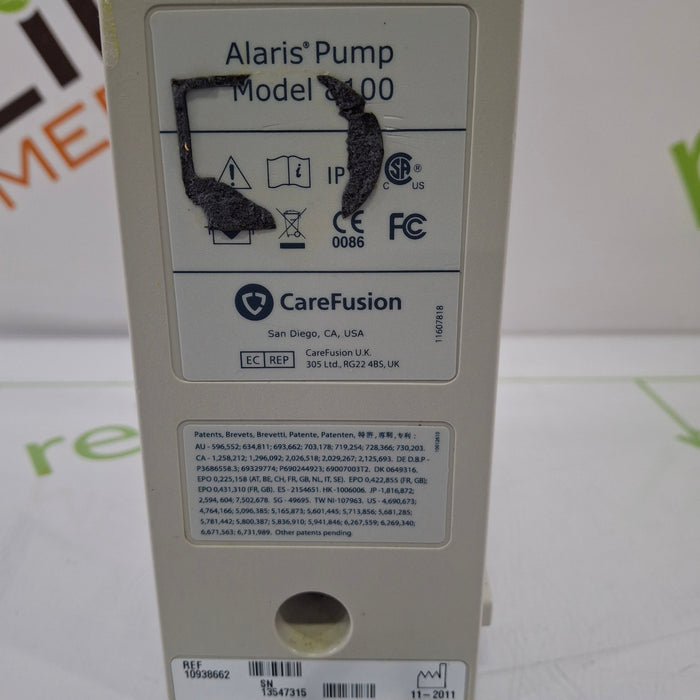 CareFusion Alaris 8100 LVP Infusion Pump Module