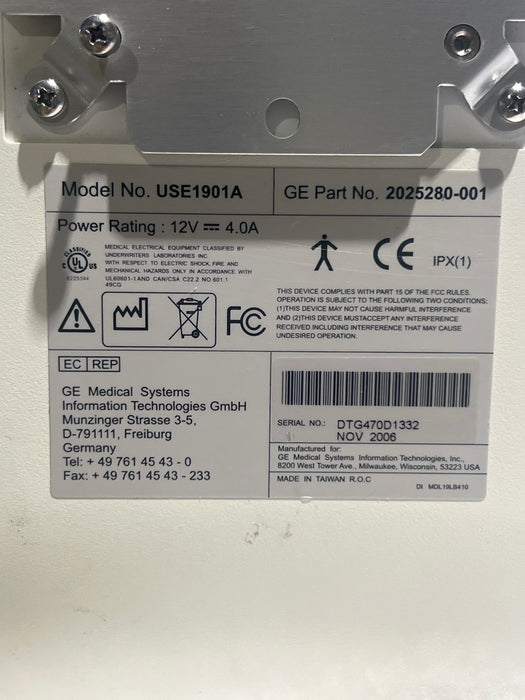 GE Healthcare CDA19T Patient Monitor