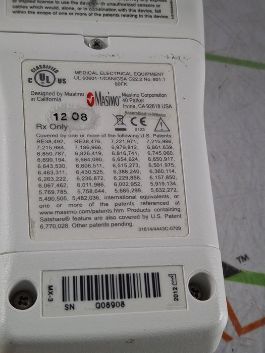 Masimo Radical 7 Pulse Oximeter w/ Base