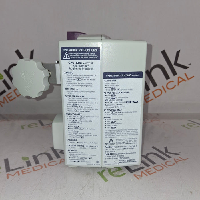 Hospira Plum A+ Infusion Pump