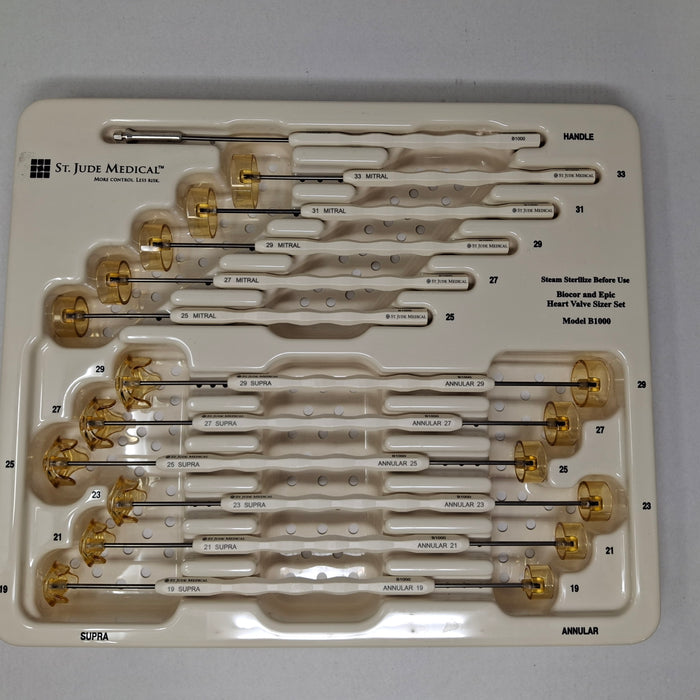 St. Jude Medical, Inc. B1000 Biocor and Epic Heart Valve Sizer Set