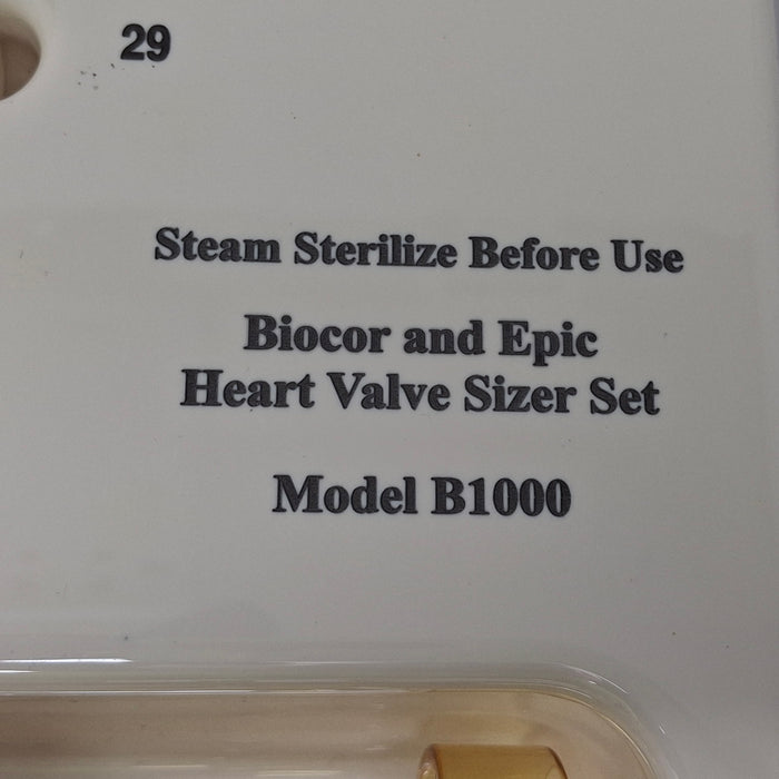 St. Jude Medical, Inc. B1000 Biocor and Epic Heart Valve Sizer Set