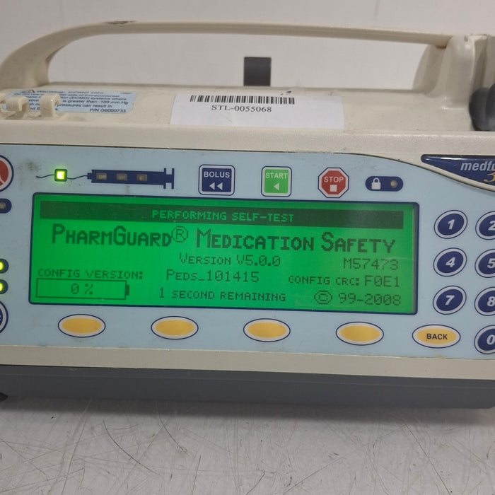 Smiths Medical Medfusion 3500 Version 5 Syringe Infusion Pump