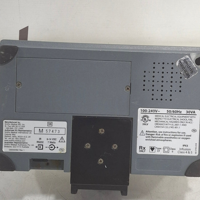 Smiths Medical Medfusion 3500 Version 5 Syringe Infusion Pump