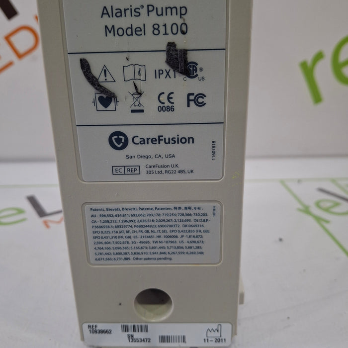 CareFusion Alaris 8100 LVP Infusion Pump Module