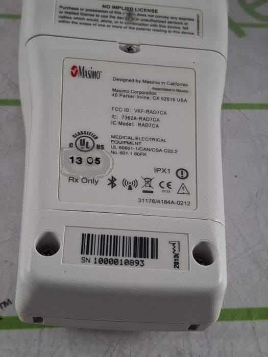 Masimo Radical 7 Pulse Oximeter w/ Base