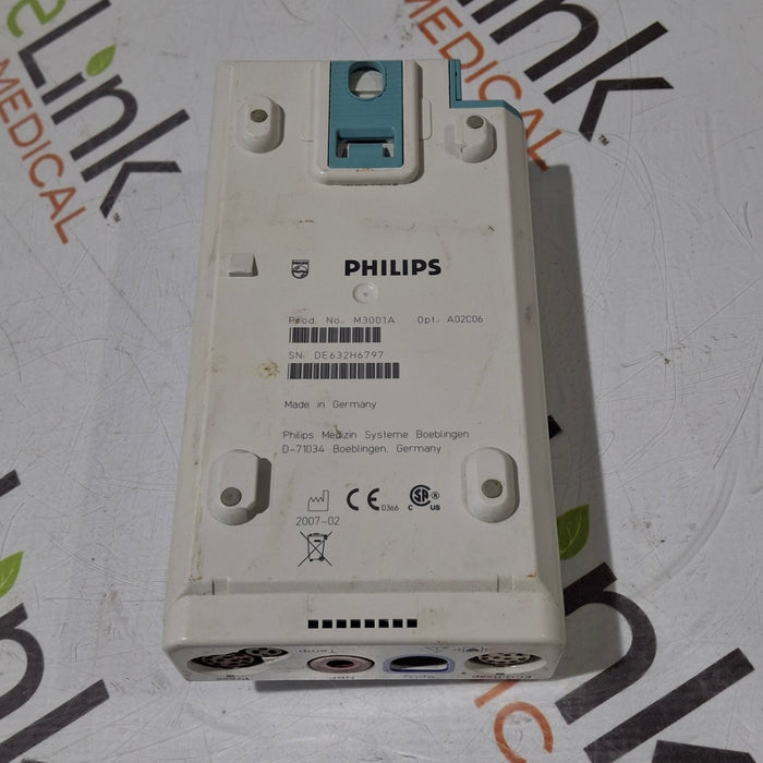 Philips M3001A-A02C06 OxiMax SpO2, NIBP, ECG, Temp, IBP MMS Module