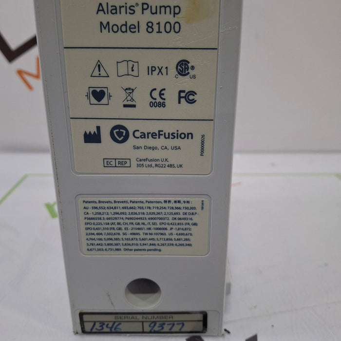 CareFusion Alaris 8100 LVP Infusion Pump Module