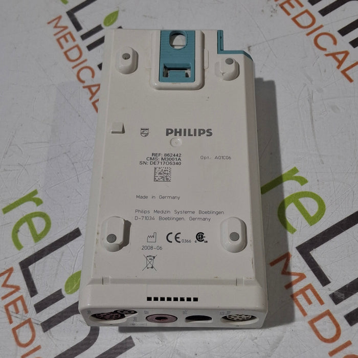 Philips M3001A-A01C06 Fast SpO2, NIBP, ECG, Temp, IBP MMS Module