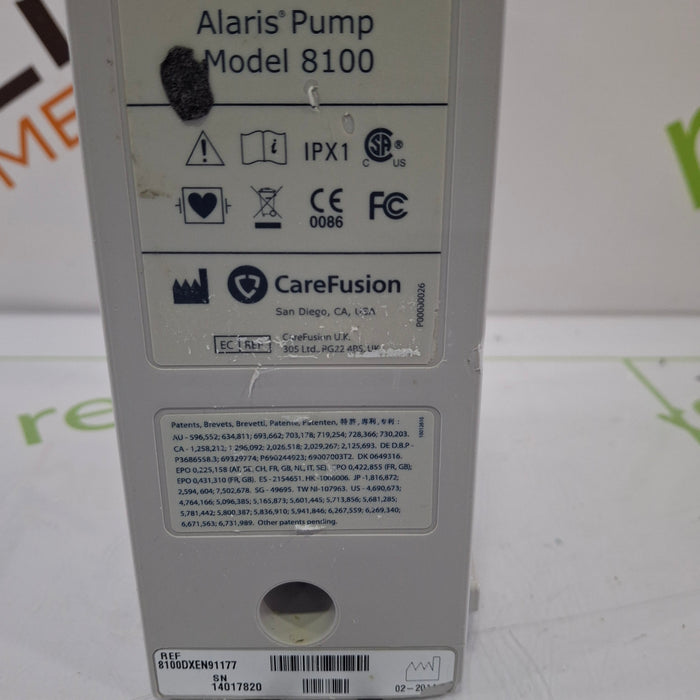 CareFusion Alaris 8100 LVP Infusion Pump Module