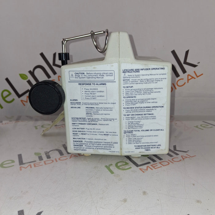 Abbott Hospira Lifecare 5000 Infusion Pump