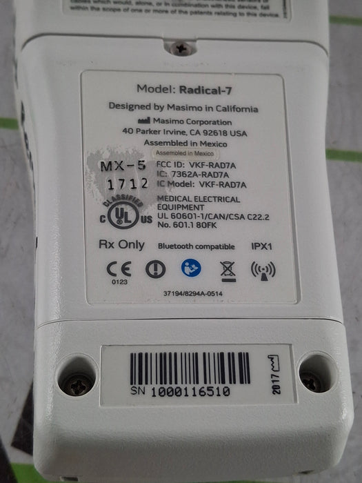 Masimo Radical 7 Pulse Oximeter w/ Base