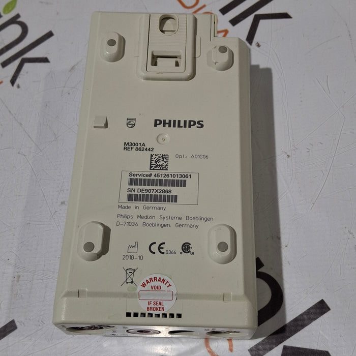 Philips M3001A-A01C06 Fast SpO2, NIBP, ECG, Temp, IBP MMS Module