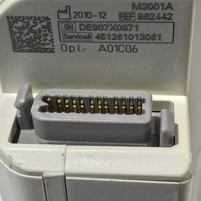 Philips M3001A-A01C06 Fast SpO2, NIBP, ECG, Temp, IBP MMS Module