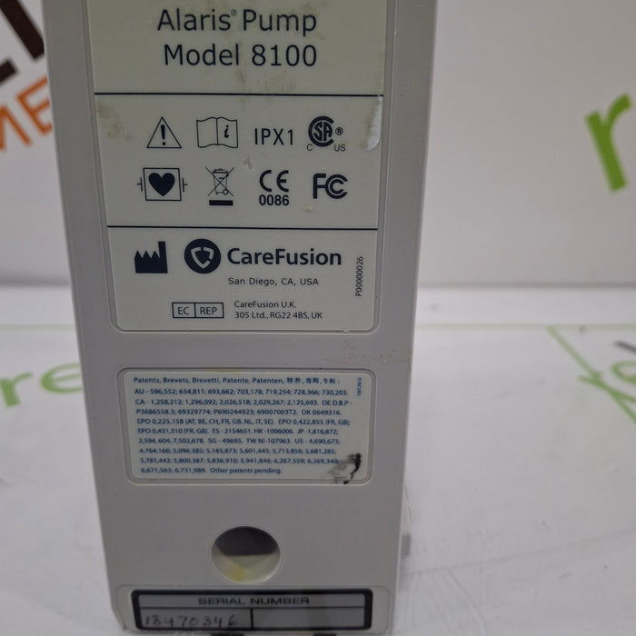 CareFusion Alaris 8100 LVP Infusion Pump Module