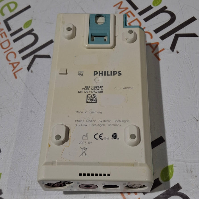 Philips M3001A-A01C06 Fast SpO2, NIBP, ECG, Temp, IBP MMS Module