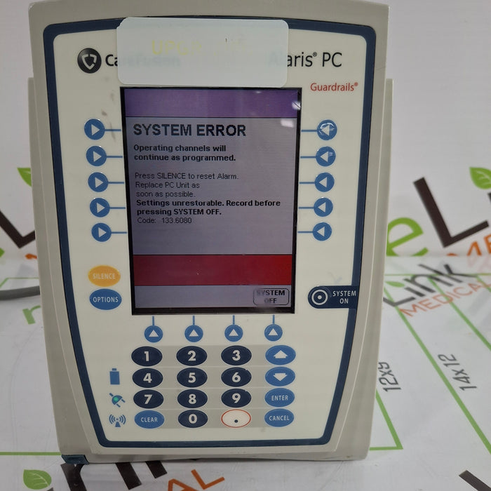 CareFusion Alaris 8015 Small Screen POC Infusion Pump
