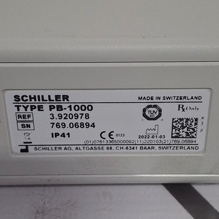 Schiller America PB-1000 Patient Monitor