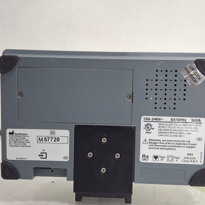 Smiths Medical Medfusion 3500 Version 5 Syringe Infusion Pump