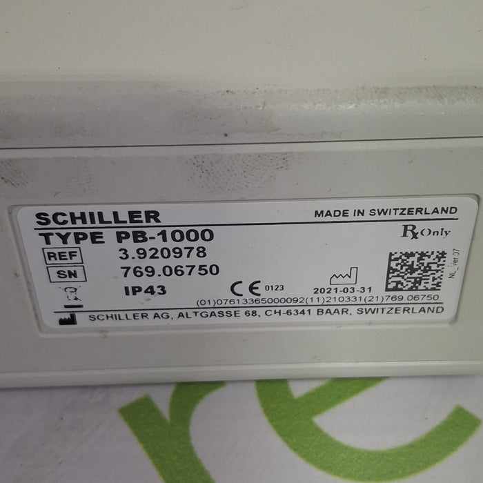 Schiller America PB-1000 Patient Monitor