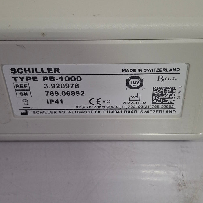 Schiller America PB-1000 Patient Monitor
