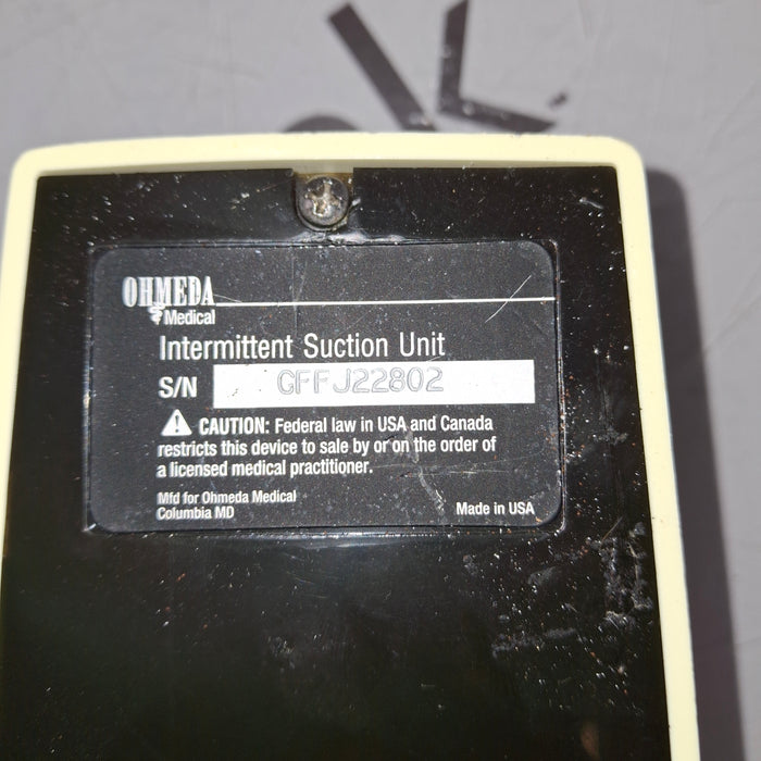 Ohmeda Medical 200 Intermittent Suction Unit