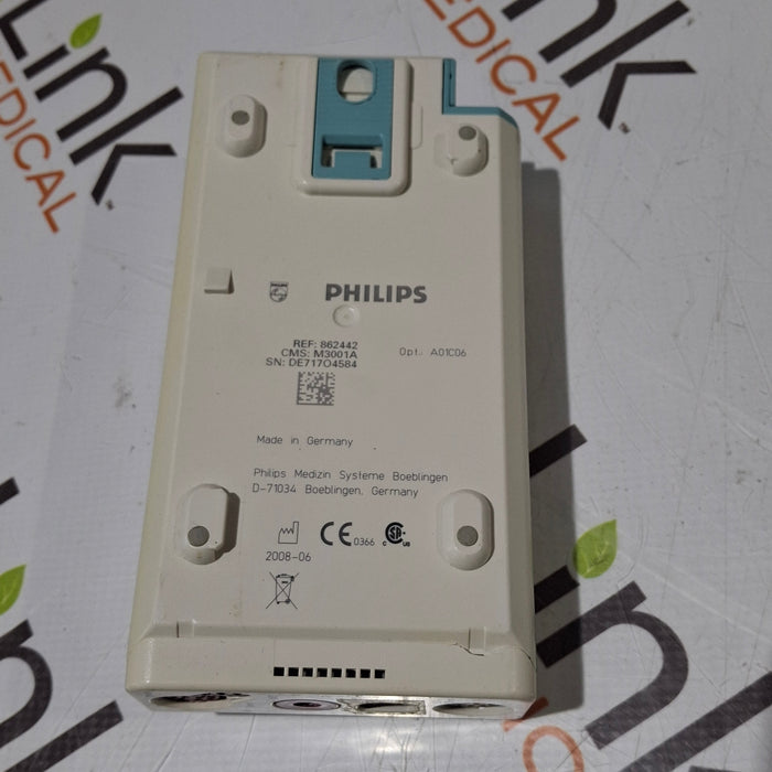 Philips M3001A-A01C06 Fast SpO2, NIBP, ECG, Temp, IBP MMS Module
