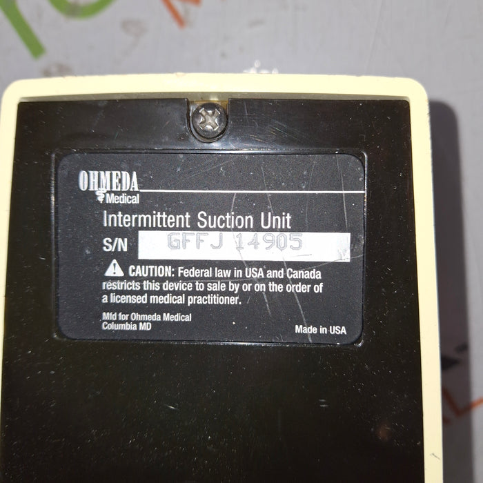 Ohmeda Medical 200 Intermittent Suction Unit