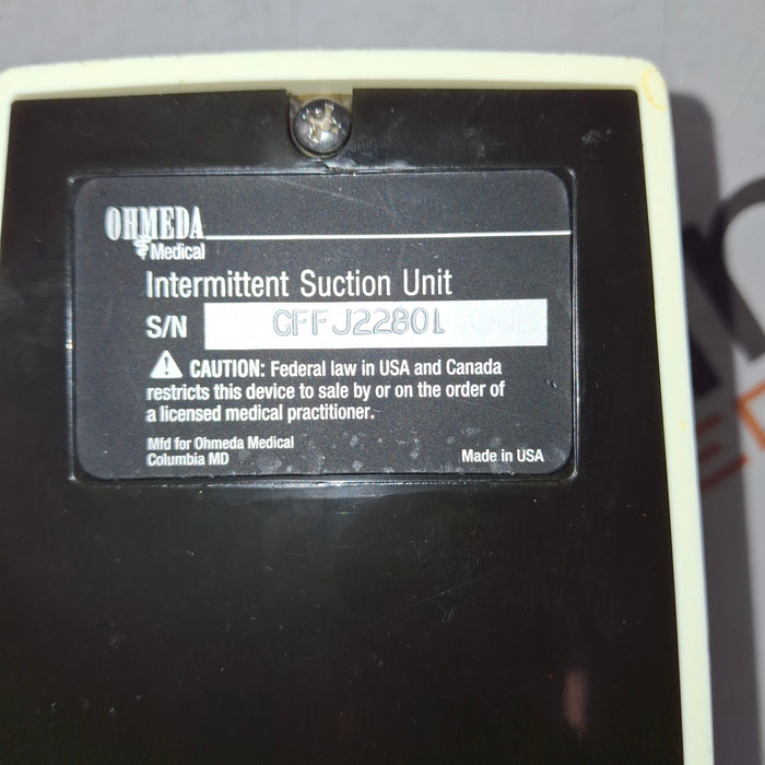 Ohmeda Medical 200 Intermittent Suction Unit