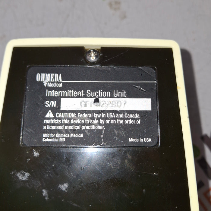 Ohmeda Medical 200 Intermittent Suction Unit
