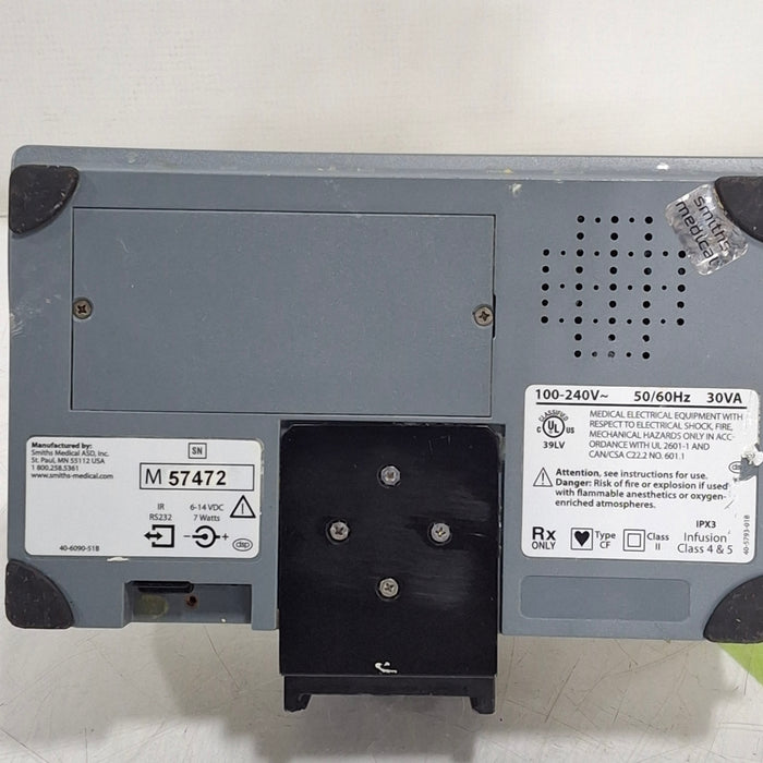 Smiths Medical Medfusion 3500 Version 5 Syringe Infusion Pump