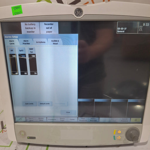 GE Healthcare GE Healthcare Carescape B650 Patient Monitor Patient Monitors reLink Online