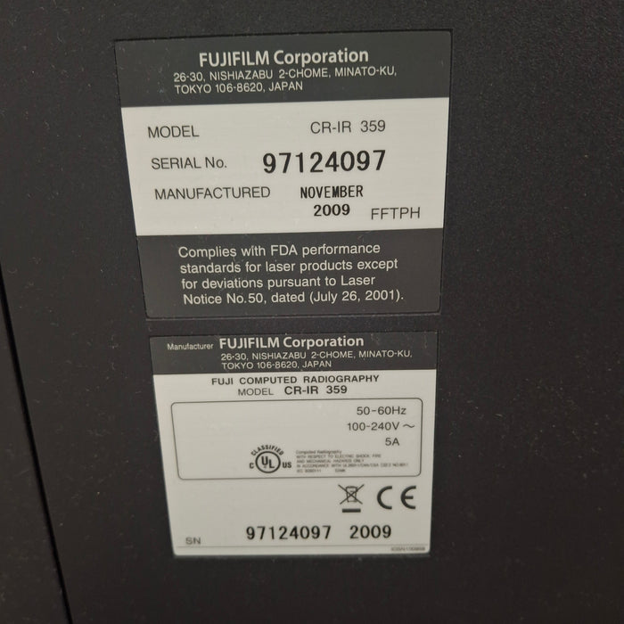 Fujifilm FCR Carbon XL-2 CR Reader