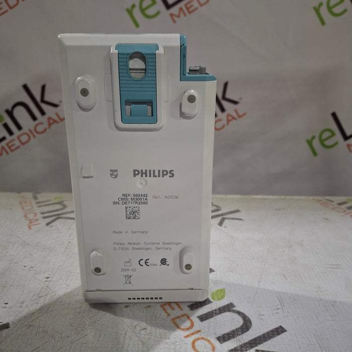 Philips M3001A-A01C06 Fast SpO2, NIBP, ECG, Temp, IBP MMS Module