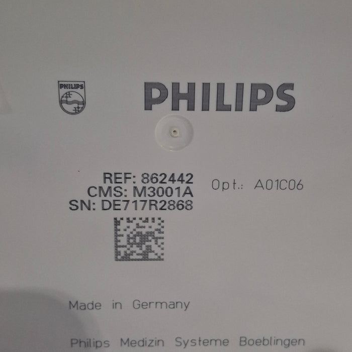 Philips M3001A-A01C06 Fast SpO2, NIBP, ECG, Temp, IBP MMS Module
