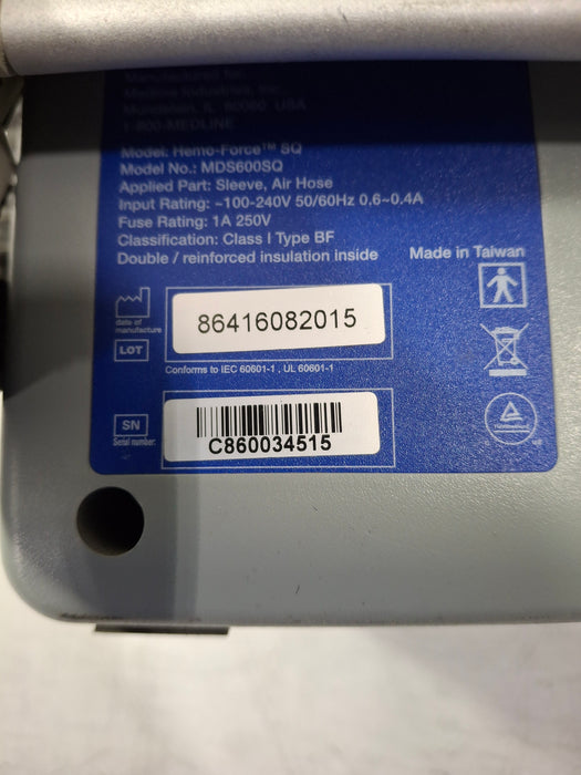 Medline Hemo-Force MDS-600 SQ DVT Compression Pump